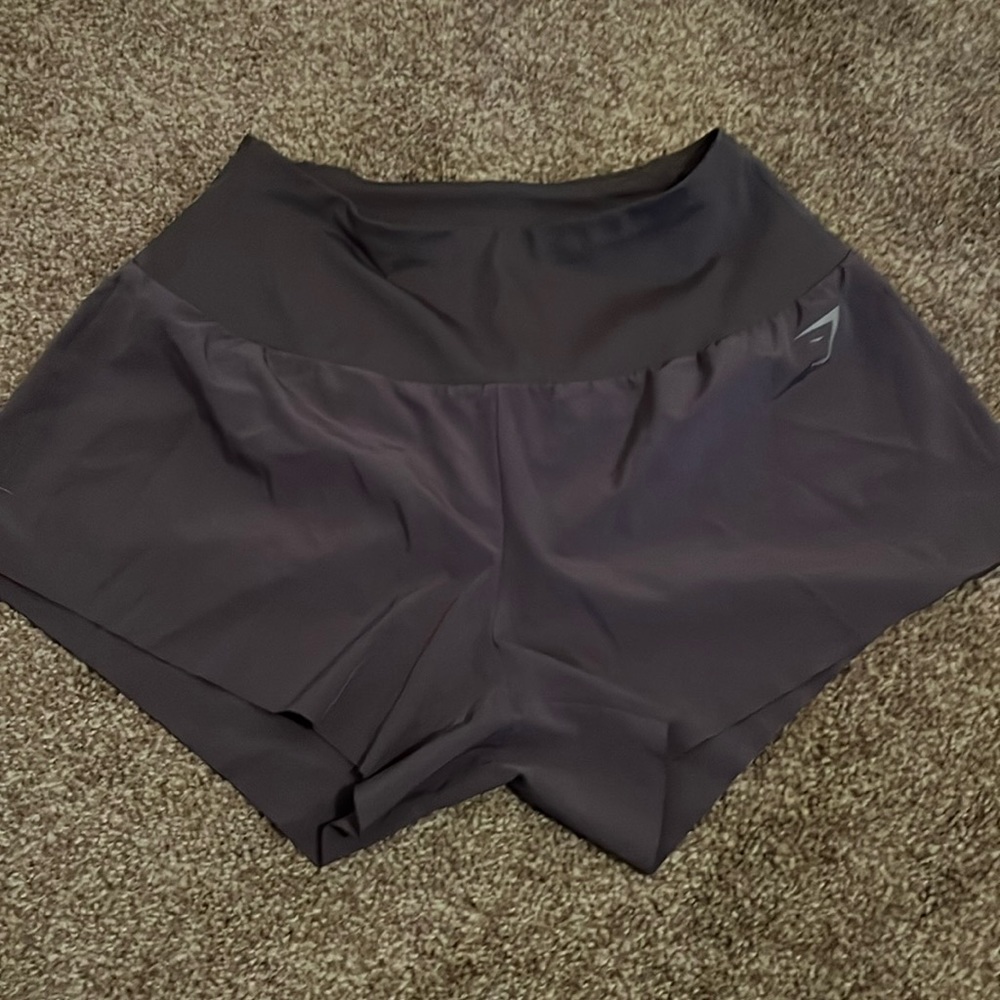 Grey gymshark running shorts (mesh lining cut out)